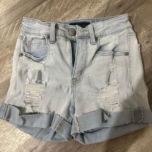Aeropostale High Rise Midi Shorts